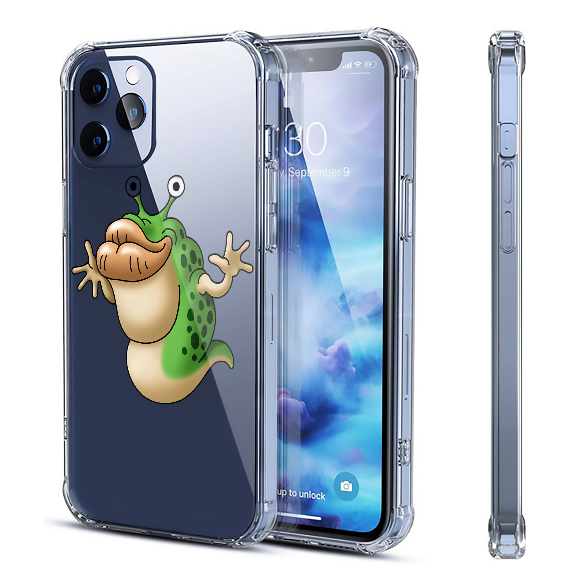 （画像用） ドラゴンクエスト Doragon Kuesuto Dragon Quest 【iPhone 12シリーズ対応】透明スマホケース（クリアソフトケース）